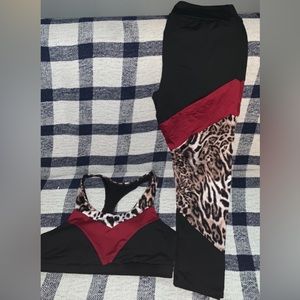 Sports bra and legging set